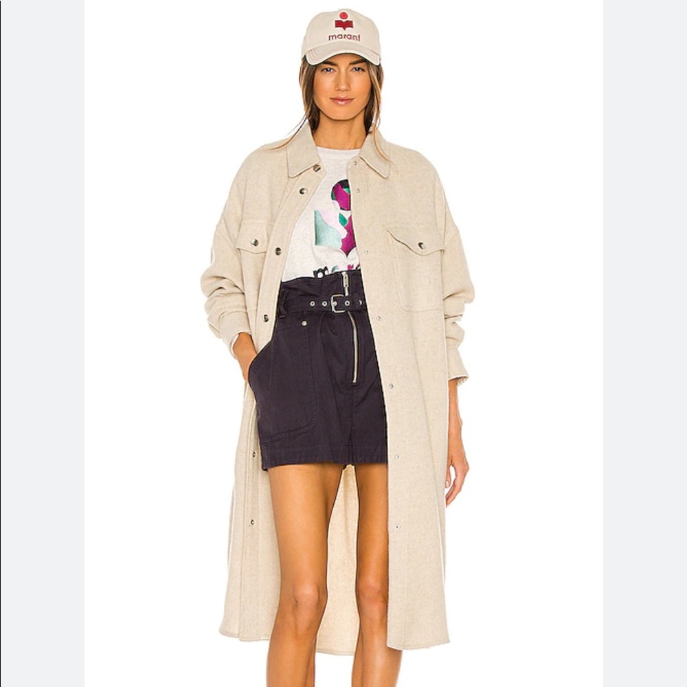 Like New Isabel Marant Etoile Fontia Coat